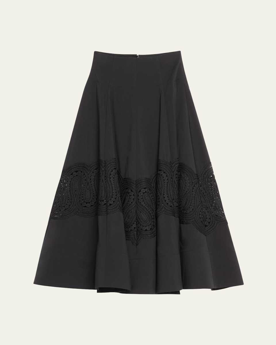 Parker Flared Crochet Maxi Skirt